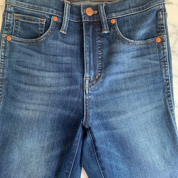 Madewell 10" High-Rise Skinny Jeans in Danny Wash: size 26 - Picture 5 of 5